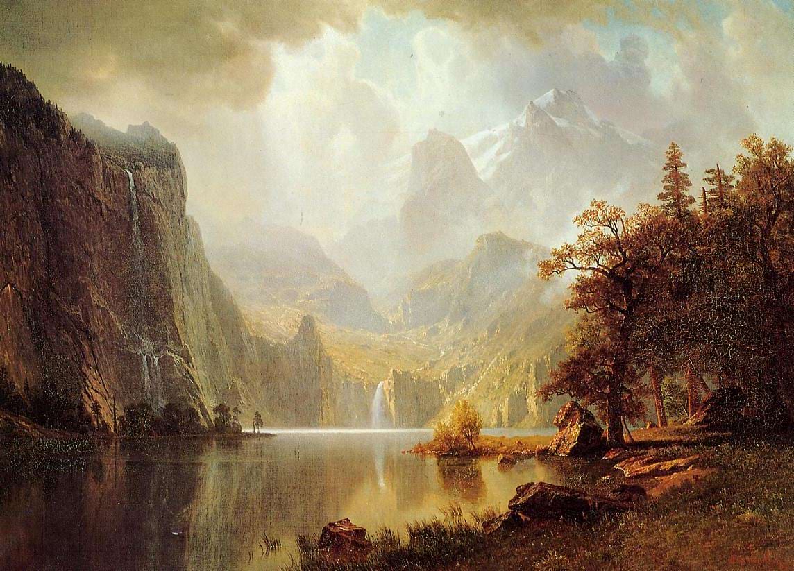 Bierstadt — Among the Sierra Nevada